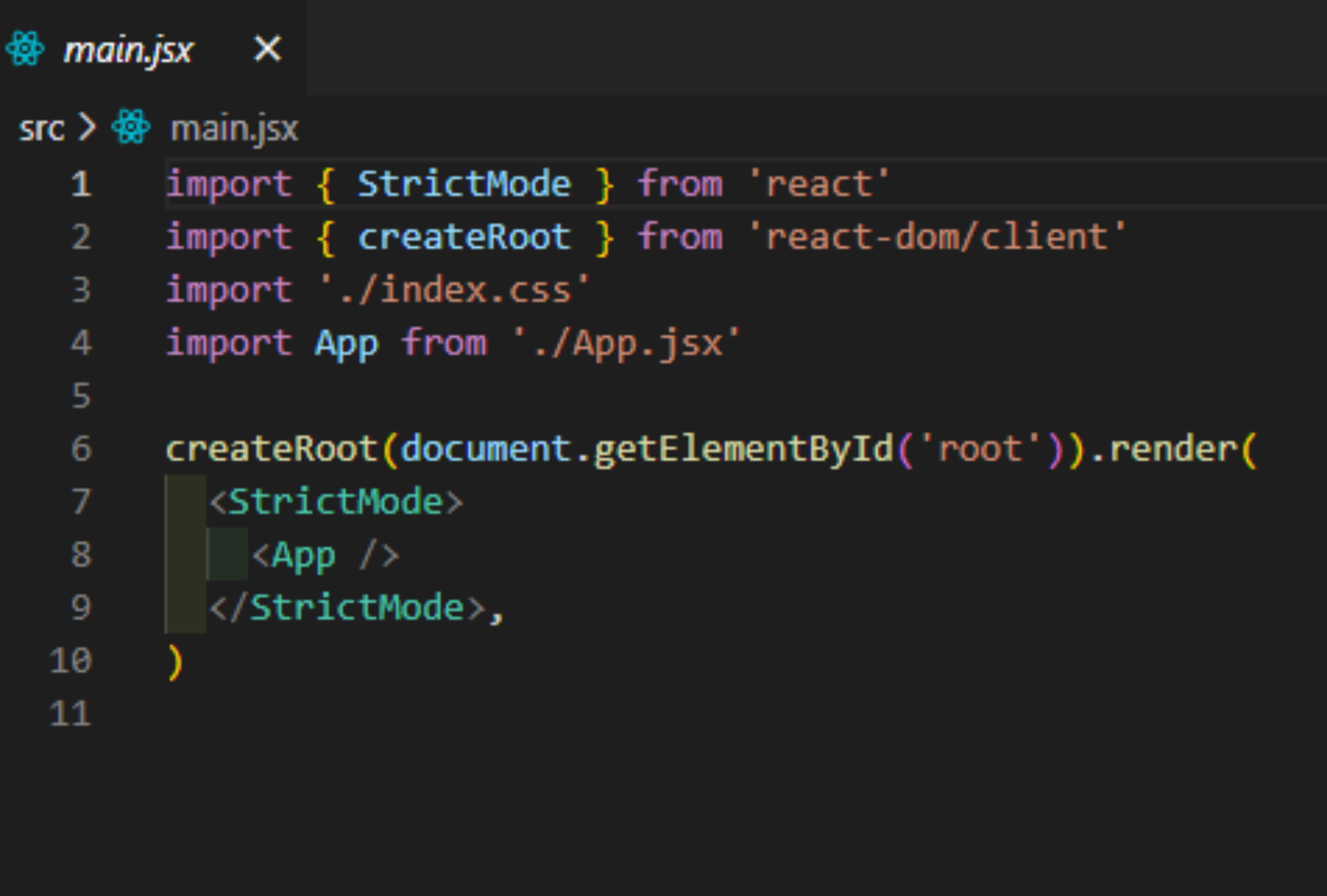 קוד main.jsx